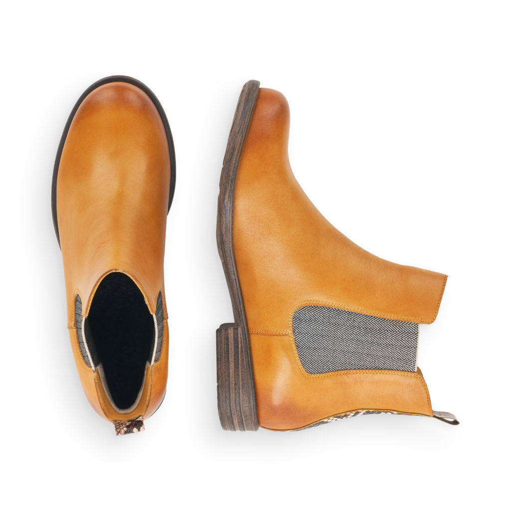 Remonte Chelsea Boots R0984-68 in Yellow